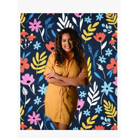 Thakoon Collective Tie Waist Shirtdress in Yellow 6 Womens Mini Collared - Picture 12 of 16